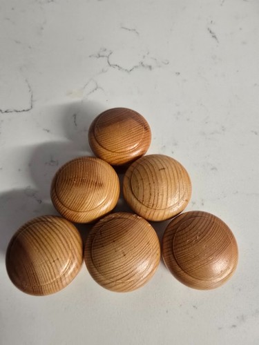 Pine knobs 40mm set 6 - pine,