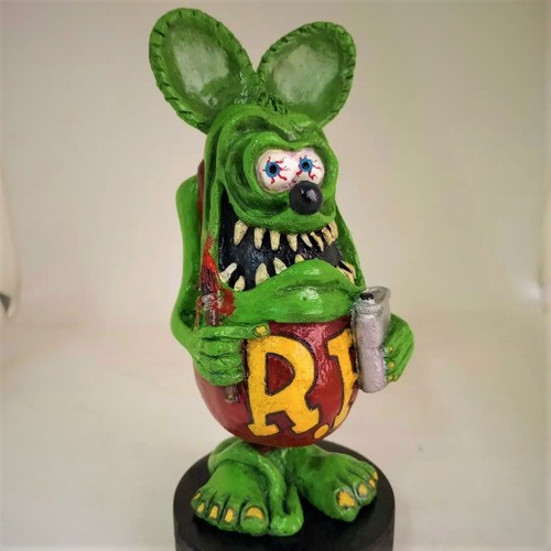 Rat fink resin sculpture - sculpture, –