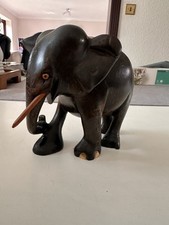 Ebony Elephant 10.5cm Wooden