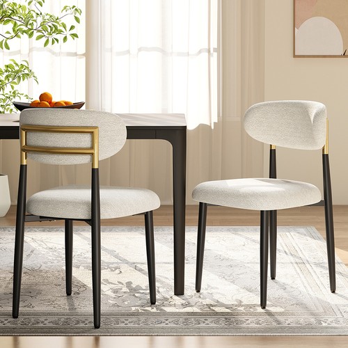 Set metal upholstered - of,