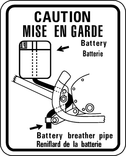 Suzuki gs550 battery - gs550, decal