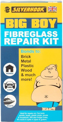 Fibreglass resin kit repairs - fibreglass,