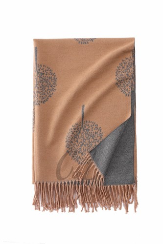 Mulberry tree reversible scarf - reversible,
