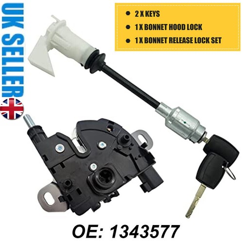 Bonnet release lock repair - release,