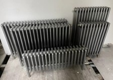 5 Floorstanding Bisque Classic Zehnder Charleston Column Radiators - Will Split