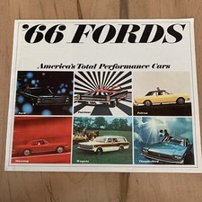 Ford 1966 brochure car catalog - 1966,