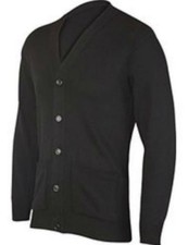 Mens Button Up Cardigans Smart