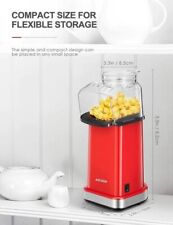AICOOK POPCORN MAKER HOT AIR ELECTRIC POPPER  MACHINE  1400W POPPING CORN GIFTS