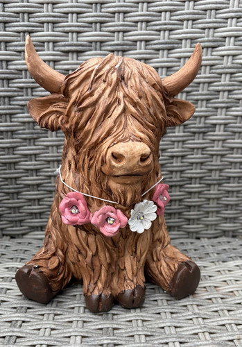 Highland cow resin - highland,