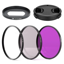 Accessory Kit suitable for Canon G5X Mark II - Adapter + 3 Filters + Lens Cap