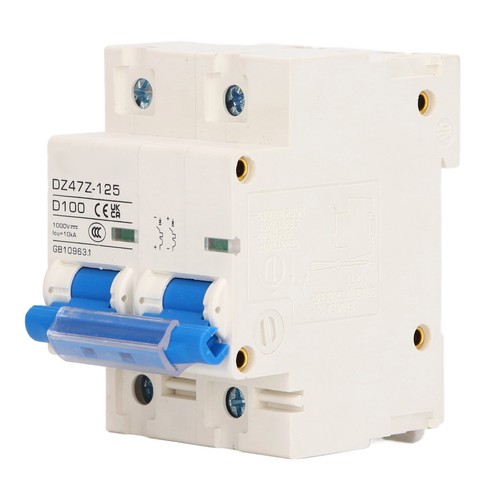 Blue circuit breaker 2p - blue,