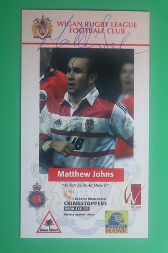 Matthew johns hand signed - matthew,
