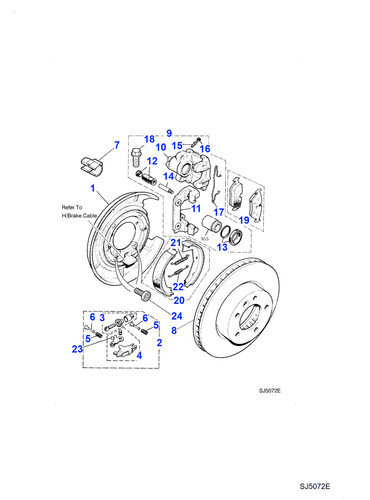 Jaguar splash shield - splash, backplate