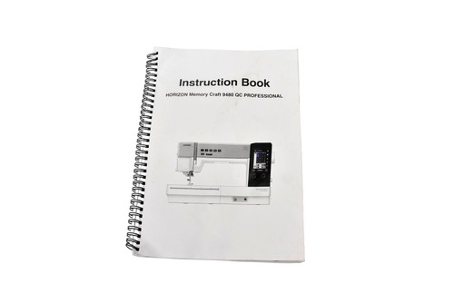 Janome instruction book - janome,