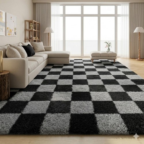 Fluffy rug large shaggy - shaggy, rugs