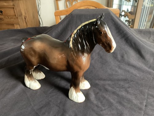 Beswick shire horse with - beswick,