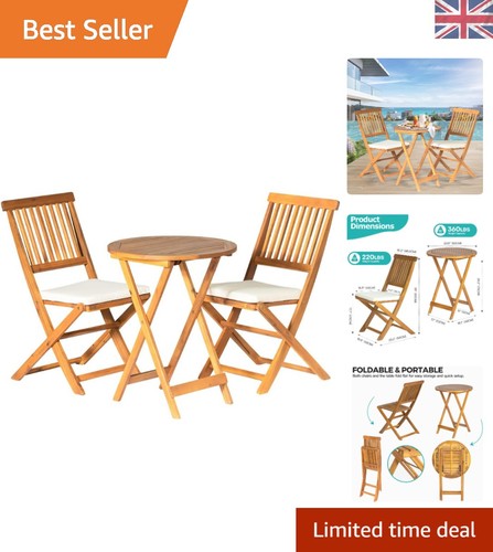 Piece foldable acacia wood - foldable,