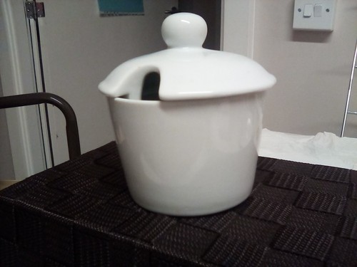 Sugar pot - sugar,