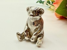 Antique Sterling Silver Teddy
