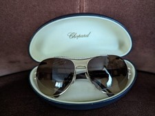 Chopard Gold Swarovski Studded Sunglasses