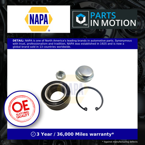 Wheel bearing kit fits - wheel,