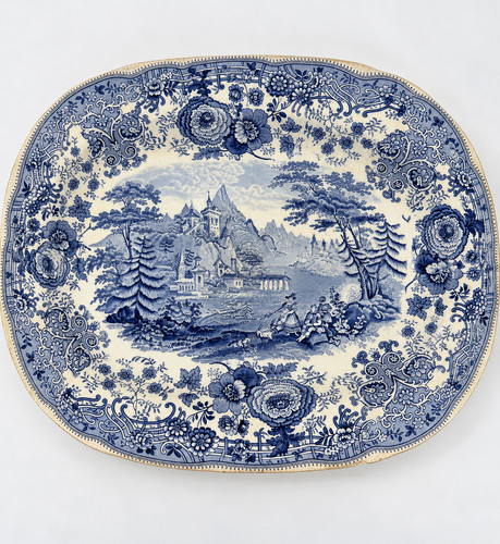 Antique blue white - antique,