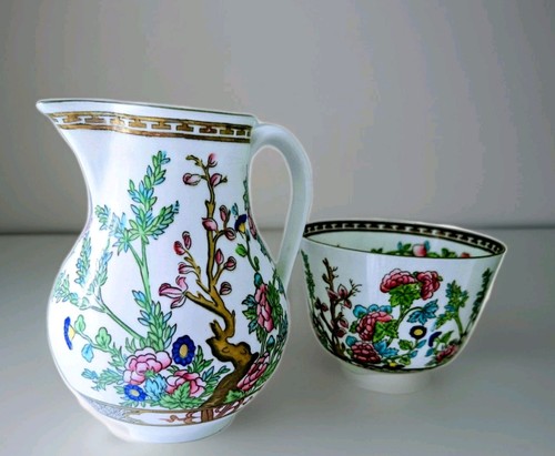 Coalport milk jug and sugar - and,
