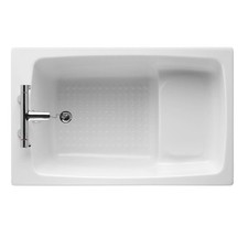 Armitage Shanks Single Ended Rectangular Bath 1200mm x 750mm - 2 Tap Holes
