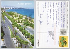 x03858  Lemesos  Cyprus  postcard 2007 stamp