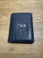 Diesel men's black leather