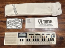 Vintage Casio VL-Tone VL-1 Keyboard Synthesizer Case 1981 Musical Instrument Cal