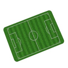  Indoor Football Training Mat Pitch Rug Non-skid Doormat Absorbent Ground