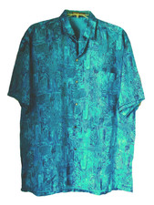 MENS VINTAGE THAI SILK SHIRT