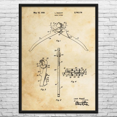 Cable cutter patent - cutter,