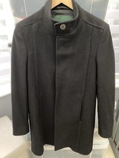 Zara Man Wool Blend Black Coat