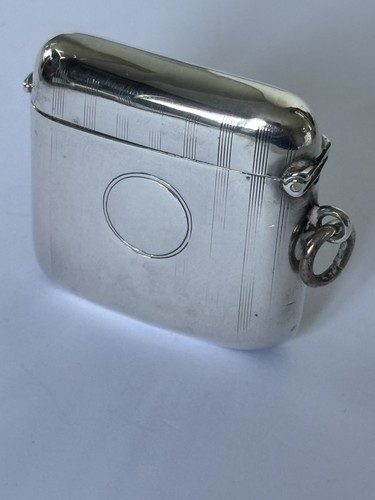 Antique george silver vesta - antique,