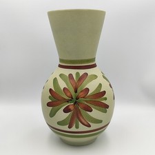 Vtg Ceramic vase Hand-painted
