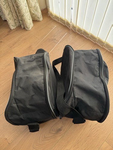 Two motorcycle pannier bags - two,
