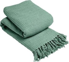 Lisbon Throw 100% Cotton Plain