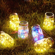 1/2X Solar Power Mason Jar Lid