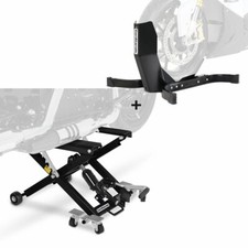 Scissor Lift + Wheel Chock for