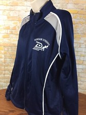 Vintage Raleigh Durham Striders Women's Full Zip Blue Track Jacket Size L Z31
