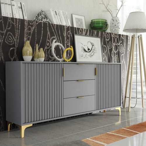 140cm loft retro - milled, fronts