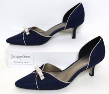 Jacques Vert Navy Beige Trim