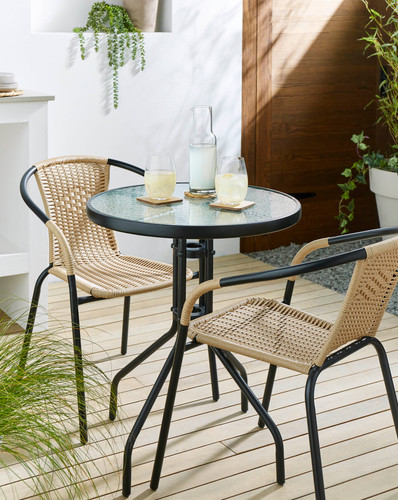Rattan bistro set outdoor - set,