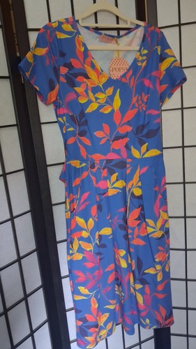 Bnwt popsy women blue floral - women's,