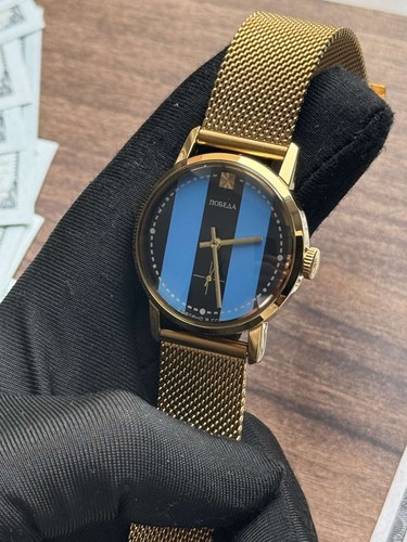 Watch mechanical blue dial - mechanical,
