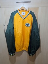 Green Bay Packers NFL Windbreaker Jacket Yellow Green Xxl