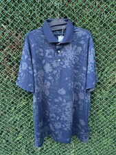 Brand New PUMA MATTR Rose Golf Polo Shirt Navy/Grey Size XL BNWT Extra Large