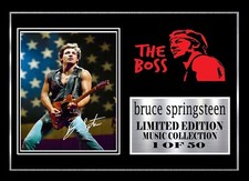 BRUCE SPRINGSTEEN  SIGNED  FRAMED